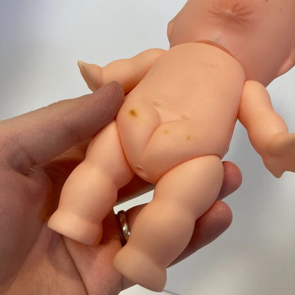 Vintage Kewpie Doll Soft Vinyl Rubber 7.5" moveable arm legs jointed Blue Eyes - Picture 2 of 15